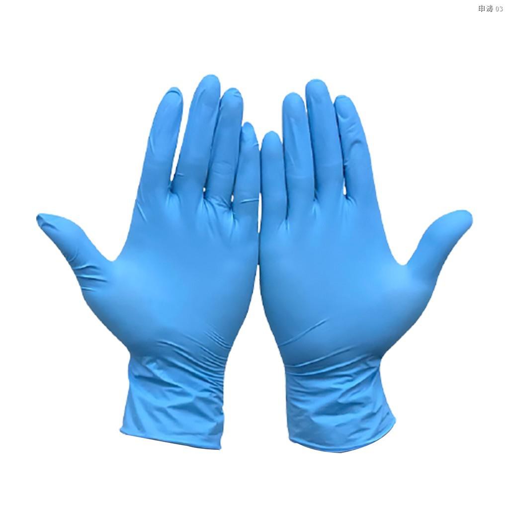 Disposable Blue Vinyl Gloves (Size Medium) 1 x 100 pack